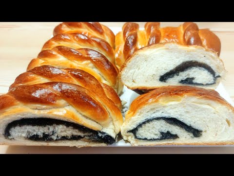 Видео: Маковые Рулеты из Сдобного Дрожжевого Теста на Кефире! Супер Рецепт Теста  для Домашней Выпечки!