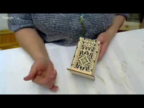 Видео: Галина Вакула. Имитация металла простейшим способом.