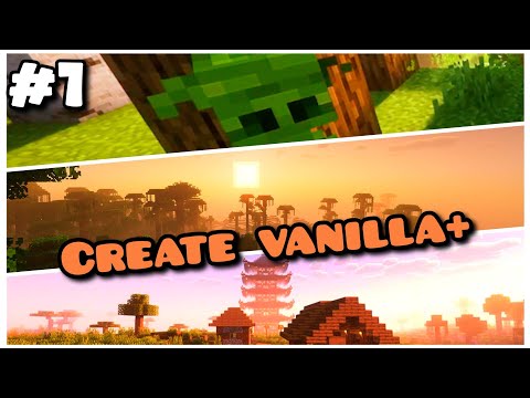 Видео: Сборка Create: Vanilla+. Большое приключение. майнкрафт летсплей #1