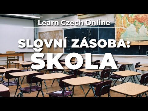 Видео: Чешская лексика: Школа (A2+)