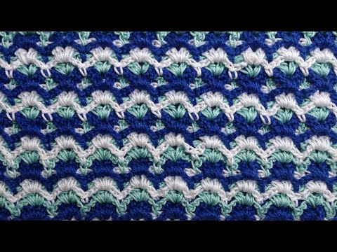 Видео: Вязание крючком узоры - 28