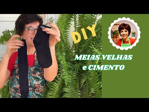 Видео: Сделай сам — смотрите, что я сделал из старых носков и цемента — получилось просто потрясающе!