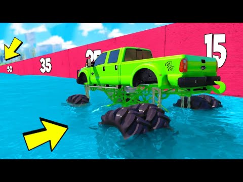 Видео: КАК ГЛУБОКО ЧИТ МОНСТР ТРАК СМОЖЕТ ПРОЕХАТЬ ПОД ВОДОЙ В ГТА 5 ОНЛАЙН? ГТА 5 МОДЫ!