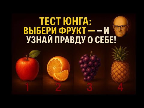 Видео: Какой ФРУКТ тебя притягивает? Этот тест Юнга раскроет ТВОЙ характер!
