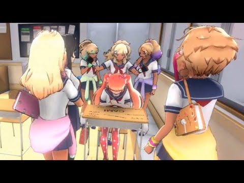 Видео: Задиры издеваются над Осаной Наджими. Yandere Simulator