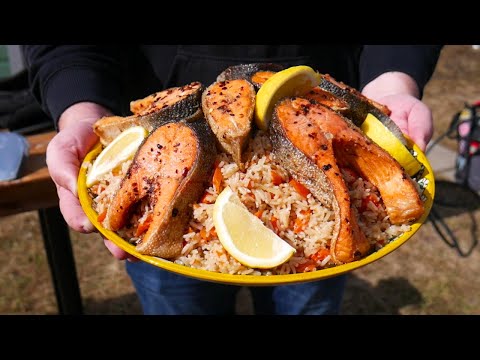 Видео: Так вы еще не готовили - ПЛОВ С РЫБОЙ