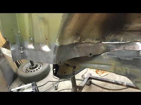 Видео: Восстановление BMW E30. Угол брызговика. Весь процесс.