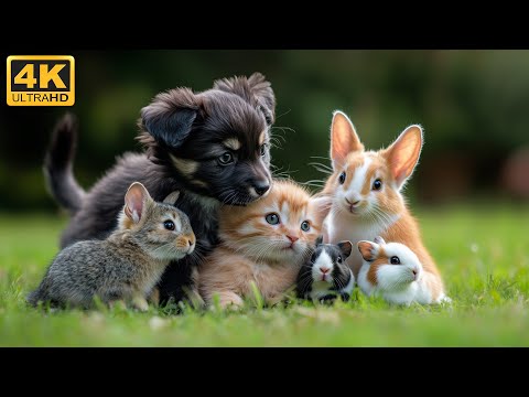 Видео: Детеныши животных в 4K UHD 🐾 - 🌿Чудеса дикой природы и нераскрытые тайны с расслабляющей музыкой🌿