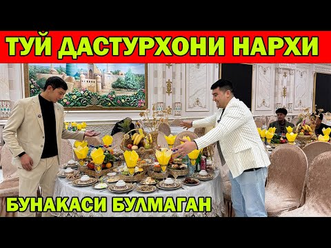 Видео: ТУЙ ДАСТУРХОНИ НАРХИ. ХОРАЗМДА БУНАКАСИ БУЛМАГАН. 29,9 МЛН СУМГА ТУЙ