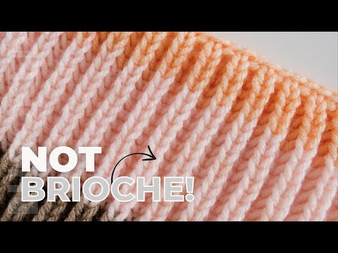 Видео: Более простая альтернатива вязанию бриоши — Fisherman's Rib!