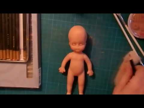 Видео: Урок 8 Кукла из протезного желатина. Роспись