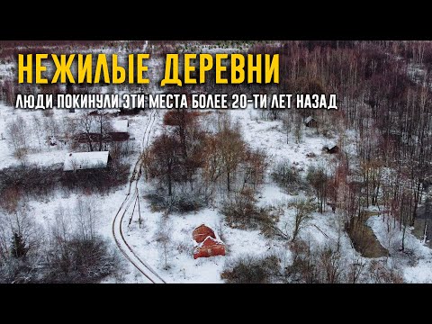 Видео: Рейд в две заброшенные деревни Ивановской области. Люди покинули эти места более 20-ти лет назад