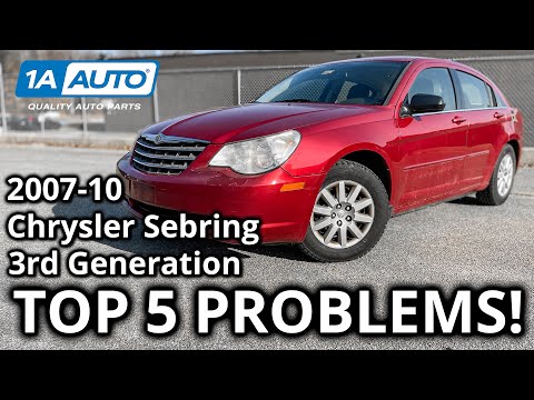Видео: 5 основных проблем Chrysler Sebring Sedan 3-го поколения (2007–10)