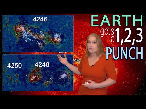 Видео: Земля получает 1, 2, 3-й удар, и фактор X-вспышки возвращается | Прогноз солнечной бури 15 октябр...