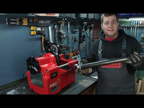 Видео: Может все! Резьбонарезной станок VOLL V Matic A2