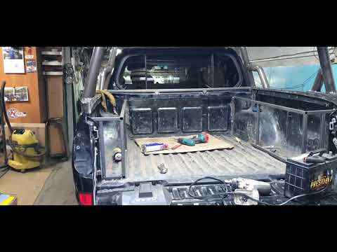 Видео: Дуги и крышка на кунг ММС L200.