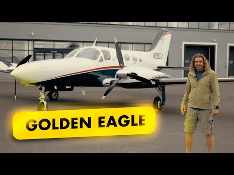 Видео: Это самый красивый самолёт в мире! Cessna 421 Golden Eagle
