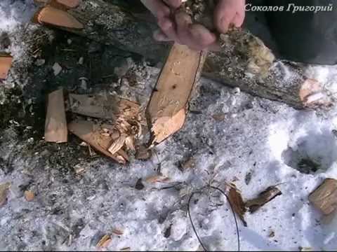 Видео: огонь от проволоки метод трения