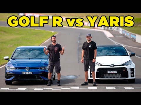 Видео: Volkswagen Golf R против Toyota GR Yaris. Ну, такого мы не ожидали [BMIRussian]