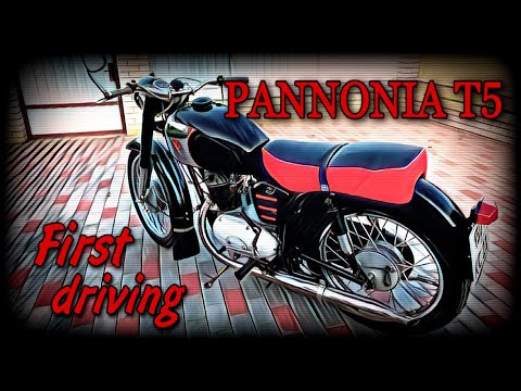 Видео: Мотоцикл Pannonia T5 Часть 8  Первый пуск!