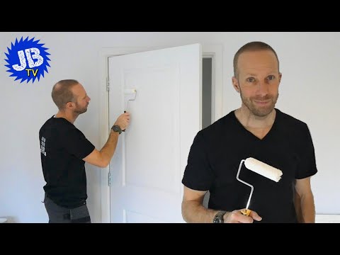 Видео: Как подготовить и покрасить дверь — с помощью валика Purdy и краски Dulux
