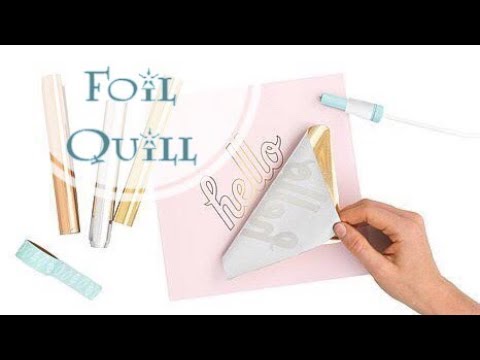 Видео: Foil Quil - самый полный обзор /Скрапбукинг