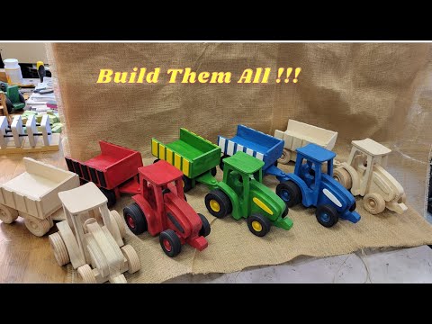 Видео: Изготовление деревянной игрушки Трактор