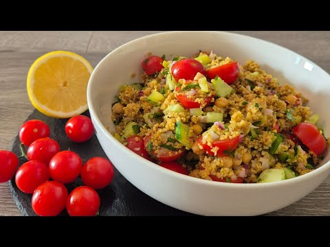 Видео: Как вкусно приготовить Кускус с Овощами / Рецепт салата с кускусом 👌