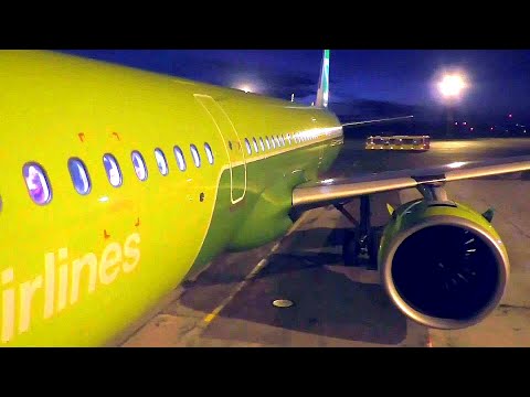 Видео: Перелёт Новосибирск-Владивосток. Airbus A321neo S7-5203
