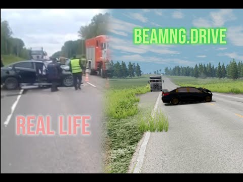 Видео: Авария на реальных событиях в BeamNG.Drive #6