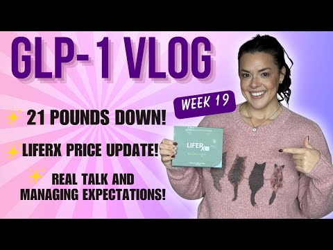 Видео: Неделя 19 на GLP-1: минус 21 фунт! Real Talk + LifeRx: обновлённые цены 💉💰