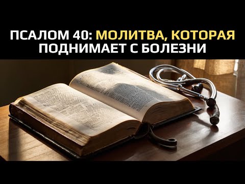 Видео: ПСАЛОМ 40: МОЛИТВА, КОТОРАЯ ПОДНИМАЕТ С БОЛЕЗНИ И ДУШЕВНОЙ ТЬМЫ