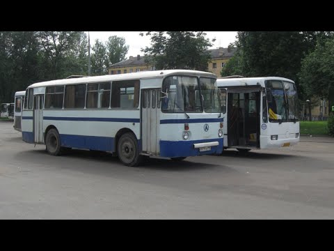 Видео: Автобусы города Пскова. Городские, пригородные, служебные автобусы. Псков 2013 - 2020