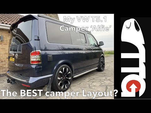 Видео: Лучшая компоновка салона кемпервэна? Мой ежедневный автомобиль VW T5 SWB с откидным верхом.