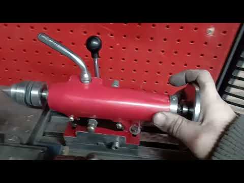 Видео: Токарный ТВ-16,  Задняя бабка,  модернизация