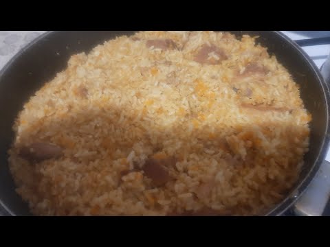Видео: Готую  рис із м'ясом. 