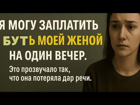 Видео: “Я заплачу — просто побудь моей женой на один вечер.” Эти слова лишили её речи.