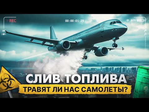 Видео: СЛИВ ТОПЛИВА. Травят ли нас самолеты?
