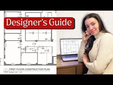 Видео: Строительная документация 101 для дизайнеров интерьера (основы!)