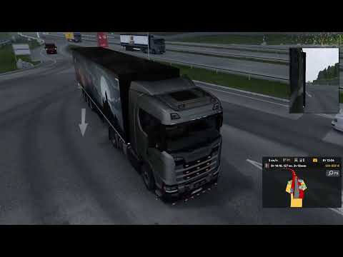 Видео: Макс на грузовике :Прохождение Euro truck Simulator 2 официальная версия дневной drive 6 колёс #3