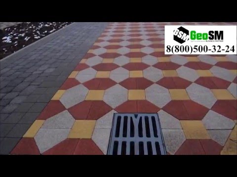Видео: Использование геотекстиля при укладке брусчатки