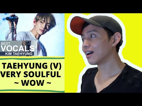 Видео: BTS (방탄소년단) — Ким Тэхён, сборник лучших живых вокалов BTS V | ВИДЕО РЕАКЦИИ