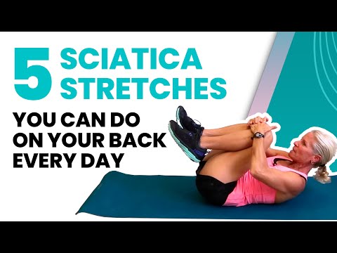 Видео: 5 лучших упражнений на растяжку, которые помогут облегчить боль при ишиасе менее чем за 5 минут