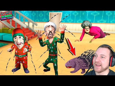 Видео: ВОРЫ В ДОМЕ как у МИСС ТИ Scary Robber игра от Разработчиков Scary Teacher 3D