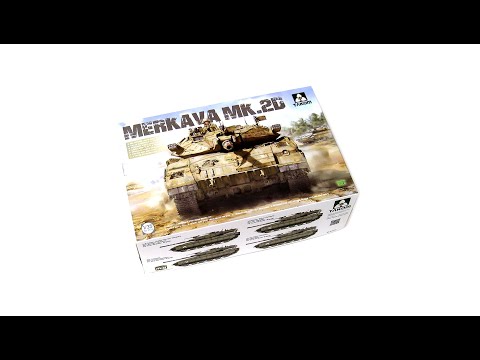 Видео: Израильский танк Merkava  Mk.2D от компании Takom в масштабе 1:35