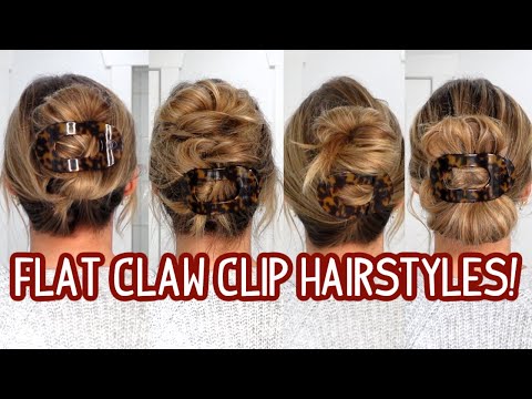 Видео: 6 причёсок с плоскими заколками-гвоздиками! Простые прически для средних и длинных волос