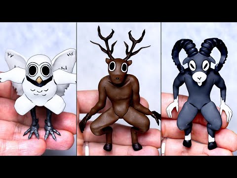 Видео: [Roblox] Создание специальной анимации 99 Nights in the Forest. Скульптуры оленей, сов и баранов....