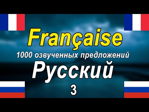Видео: 1000 озвученных фраз на французском и русском языках [FR-RU-3]