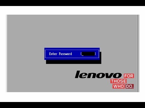Видео: Как сбросить пароль Bios на ноутбуке Lenovo G50-30