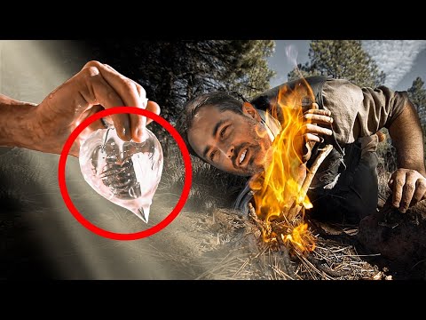 Видео: Добываем огонь с помощью пакетика с водой [Veritasium]